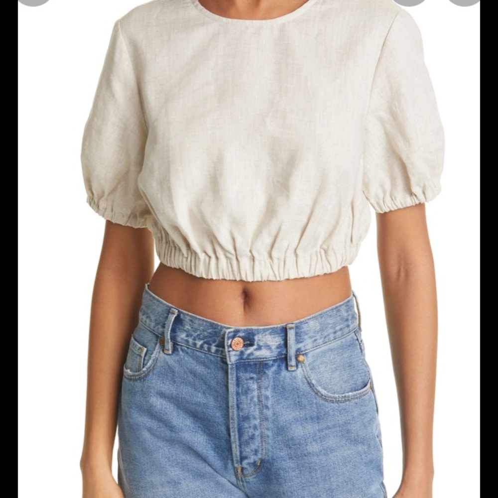 Staud linen top
